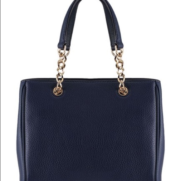 NEW Tory Burch Carter Small Tote - Blue - Picture 10 of 10